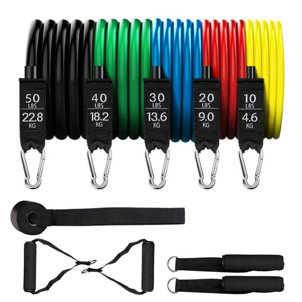 Pedaaltrekker, weerstandsband, elastische zitbanden, 6-buis trekkoord, fitnessapparatuur voor buik, taille, armen, beenstretching training Pedaaltrekker, weerstandsband, elastische zitbanden, 6-buis trekkoord, fitnessapparatuur voor buik, taille, armen, beenstretching training