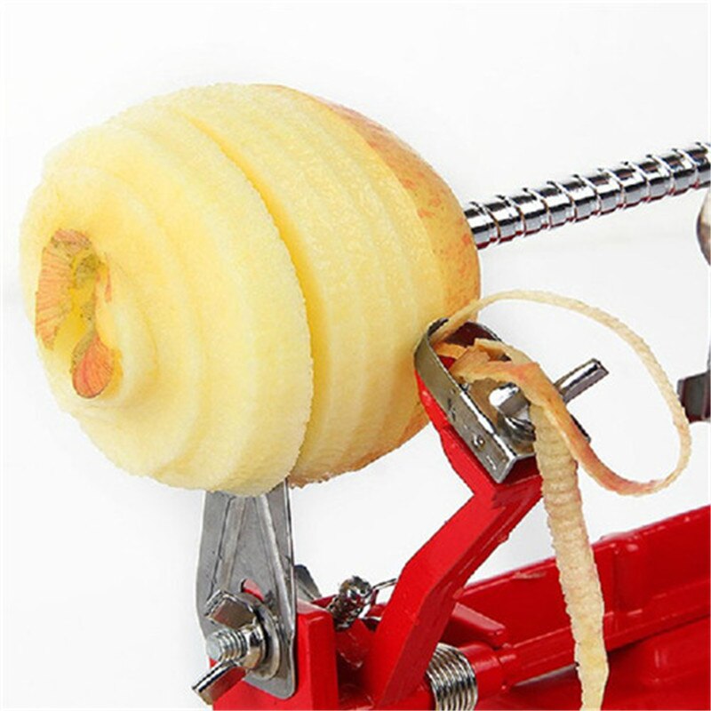 3 In 1 Staal Fruit Potato Apple Machine Peeler Corer Slinky Slicer Cutter Bar Thuis Hand Aangezwengeld Knippen Fruit dunschiller
