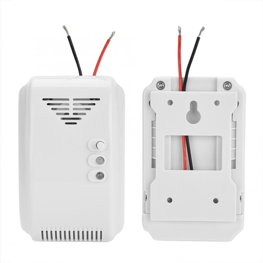 Combustible Gas Alarm Sensor Propane Butane LPG Natural Motor Home Safety Device 12V for Propane Butane LPG Natural Gas