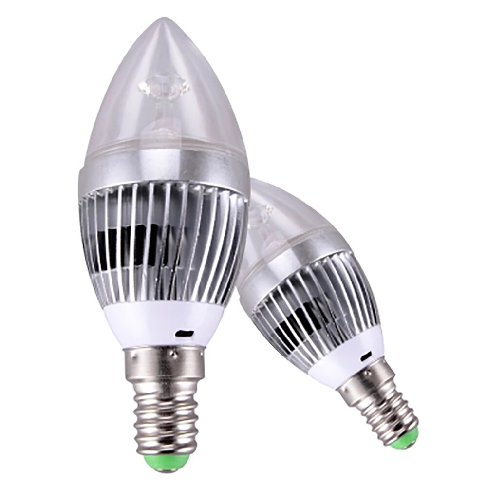 E14 3W RGB LED Color Changing Candle Light Lamp Bulb +Remote Control Kit