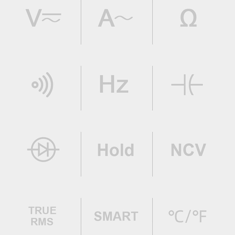 Amperometric Clamp Smart Clamp Meter true rms Tester MY2016S Digital Multimeter Voltage Current Meter Ohm Capacitance Hz AC DC