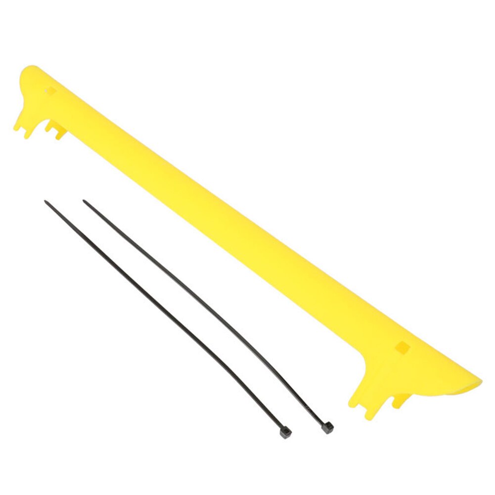 Bicicleta de vaina Protector de la cubierta de goma gruesa MTB Carretera de montaña bicicleta plegable marco cadena estancia guardia ciclismo Accesorios: Yellow