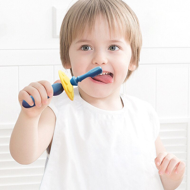 Silicone Kids Training Toothbrush Super Soft Children Baby Dental Oral Care Tooth Brushes Infant Toddler Teeth Cleaning Tools