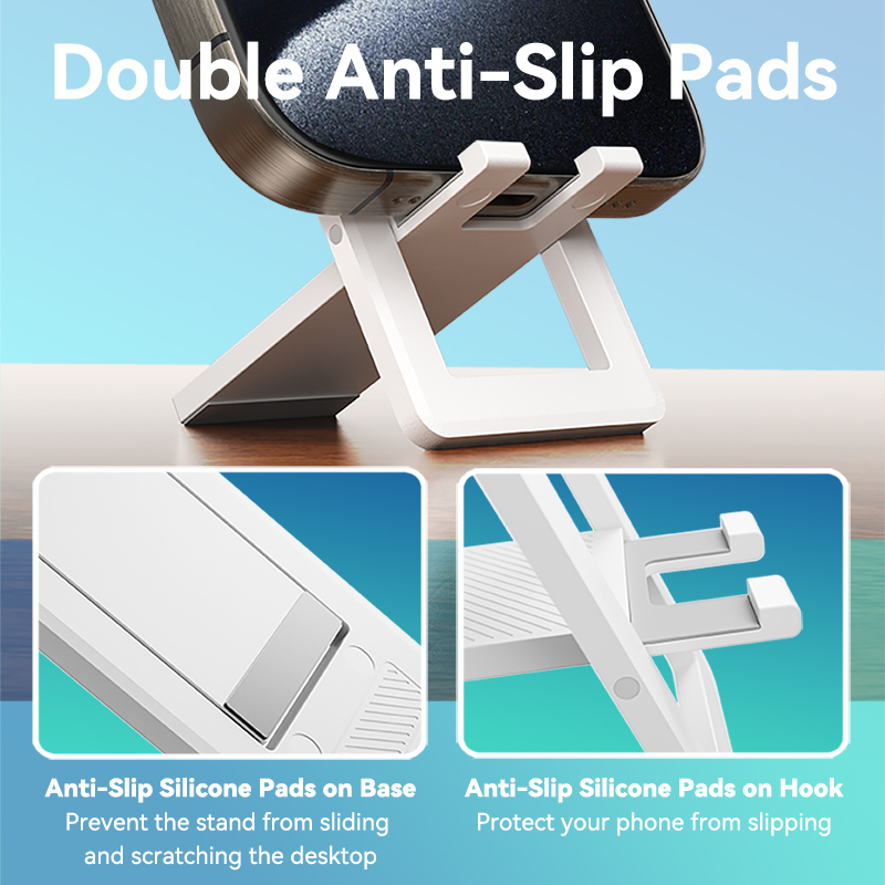 Vention Mobile Phone Stand Desktop Lazy Holder Desk Portable Foldable Phone Holder Support for All Smartphone 4.7-6.7in