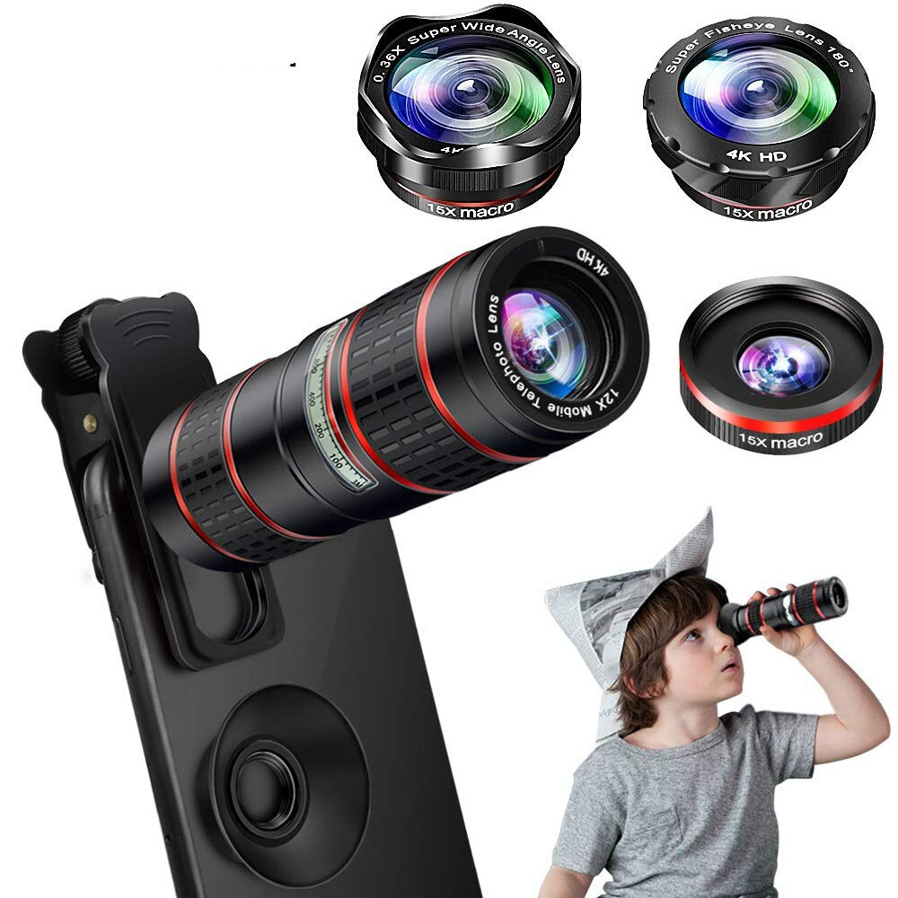 Telefoon Camera Lens Kit 5 In 1 Mobiele Telefoon Lens Voor Telefoon Android Smartphones Web Cam