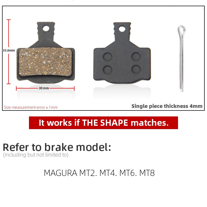Pastillas de freno de disco para bicicleta SHIMANO AVID HAYES SRAM Magura Formula Hope y Scooter, 30 pares, 60 uds.: Naranja