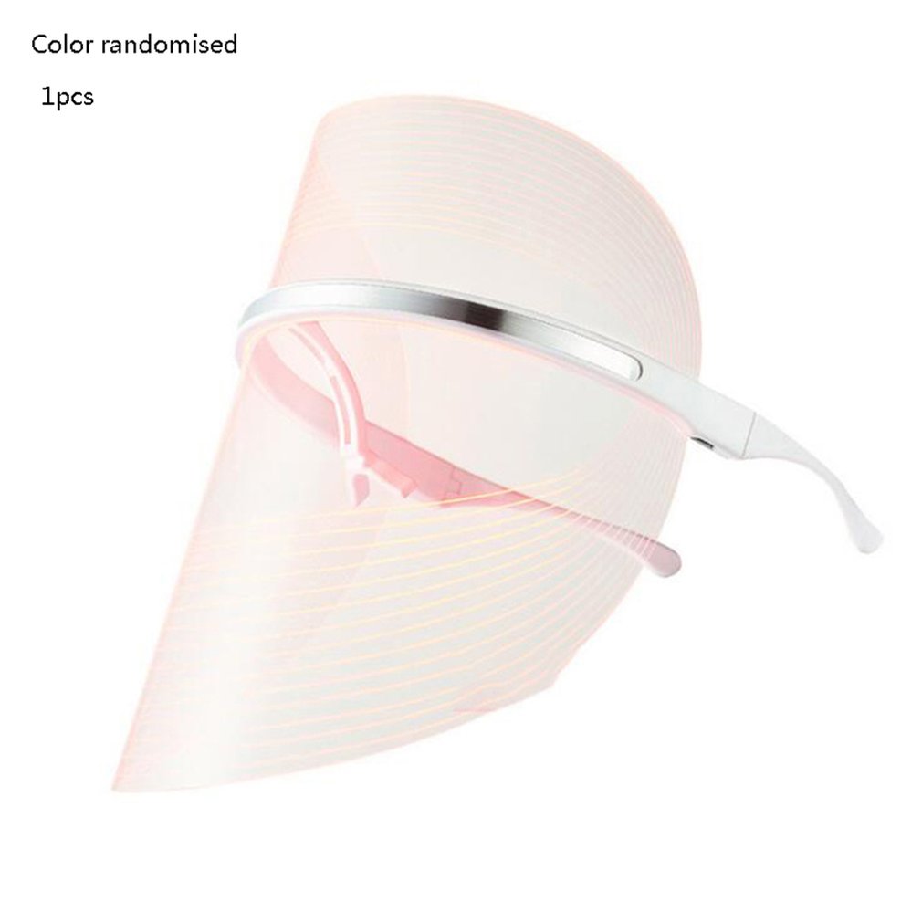 Facial Cleaning LED Mask Instrument Home Rejuvenation Spectrometer Three Color Red Blue Yellow Light Beauty Skin Meter