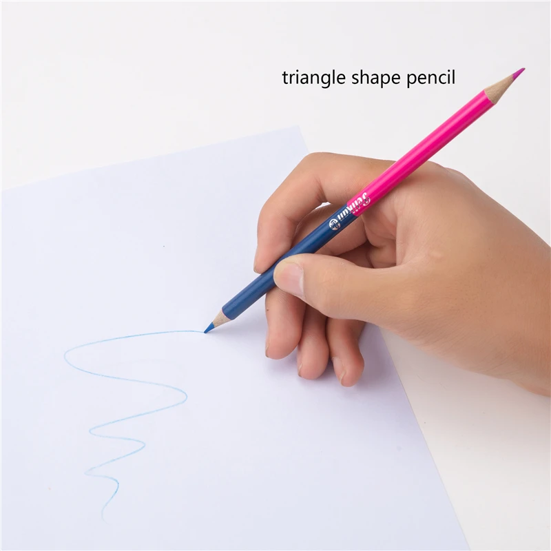Lápices de doble cabeza de 24 colores para niños, dibujo , bocetos y arte Pastel, suministros de arte escolar Premium para estudiantes
