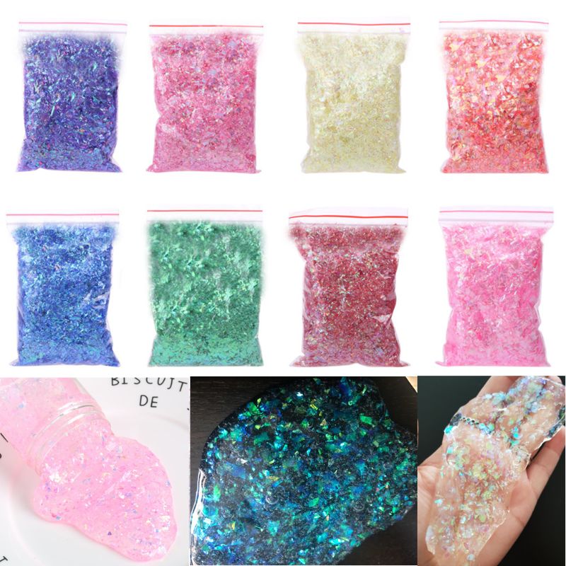 Shinny DIY Slime Beads Glitter Slime Supplies Slime Accessories Clay Kids Toys Dec17