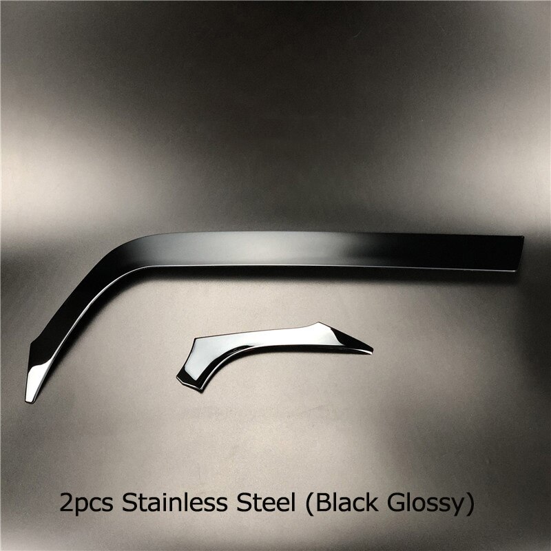 Juego de 2 unidades de decoración para el coche, guantera con decoración, funda adhesiva para Kia K2 Rio , accesorios para el coche,: black glossy 2pcs