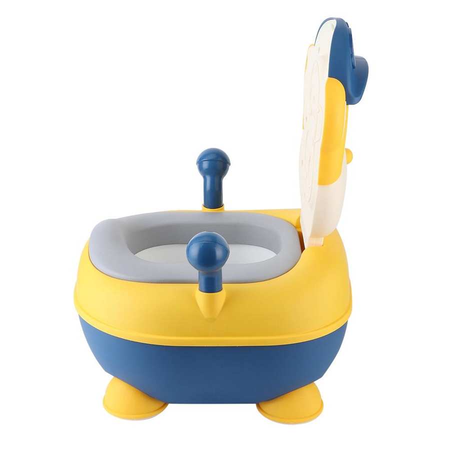 toilet Cartoon Monkey Shaped Children Potty Training Seats Portable Baby Toilet Bathroom Supply Yellow commode