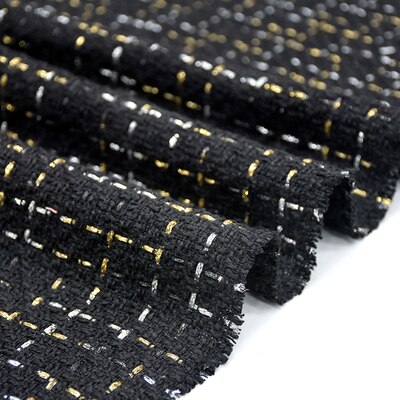 Vintage Autumn Winter Tweed Fabrics Multi Patterns Yarn Dyed Colorful Thread Woolen Fabrics For Sewing Suits Blazer Tissus: 44