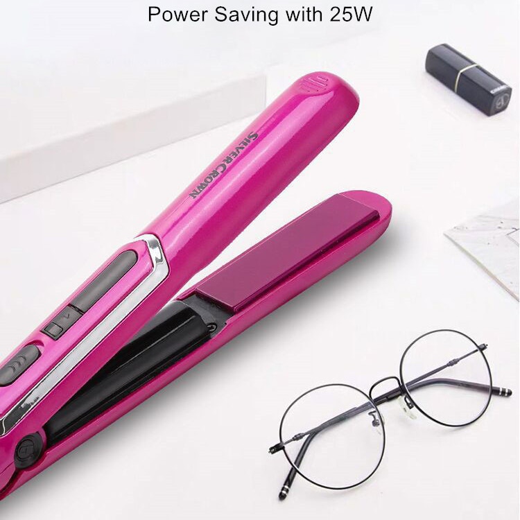 Cordless Use Hair Straightener Iron Wireless Hair Curler 2500mAh Battery Powered with Charge Socket USB Charge