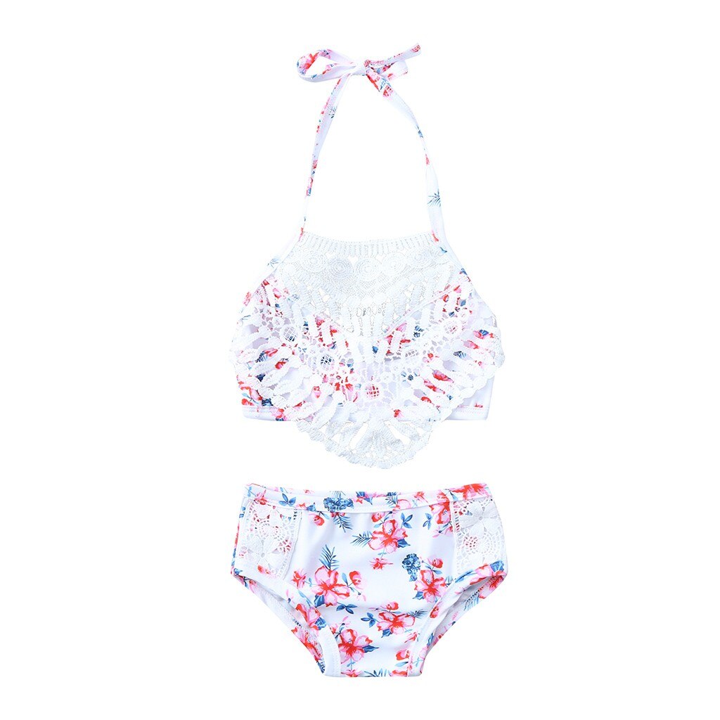 Children Kids Girls Bikini Beach Shell Flower Swimsuit+shorts Swimwear Set Vogue Summer Children's Swimsuit Baby Clothes