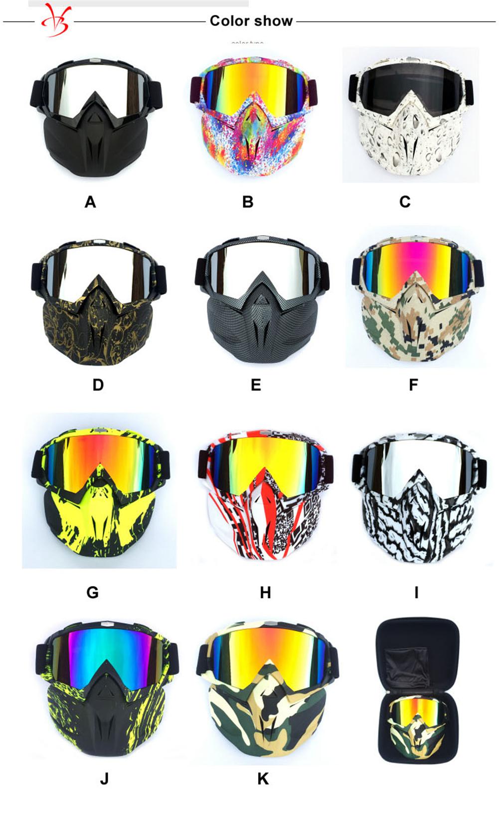 Ski Snowboard Bril Sneeuwscooter Skiën Goggles Winddicht Skiën Glas Motocross Zonnebril Met Mond Filter Earware