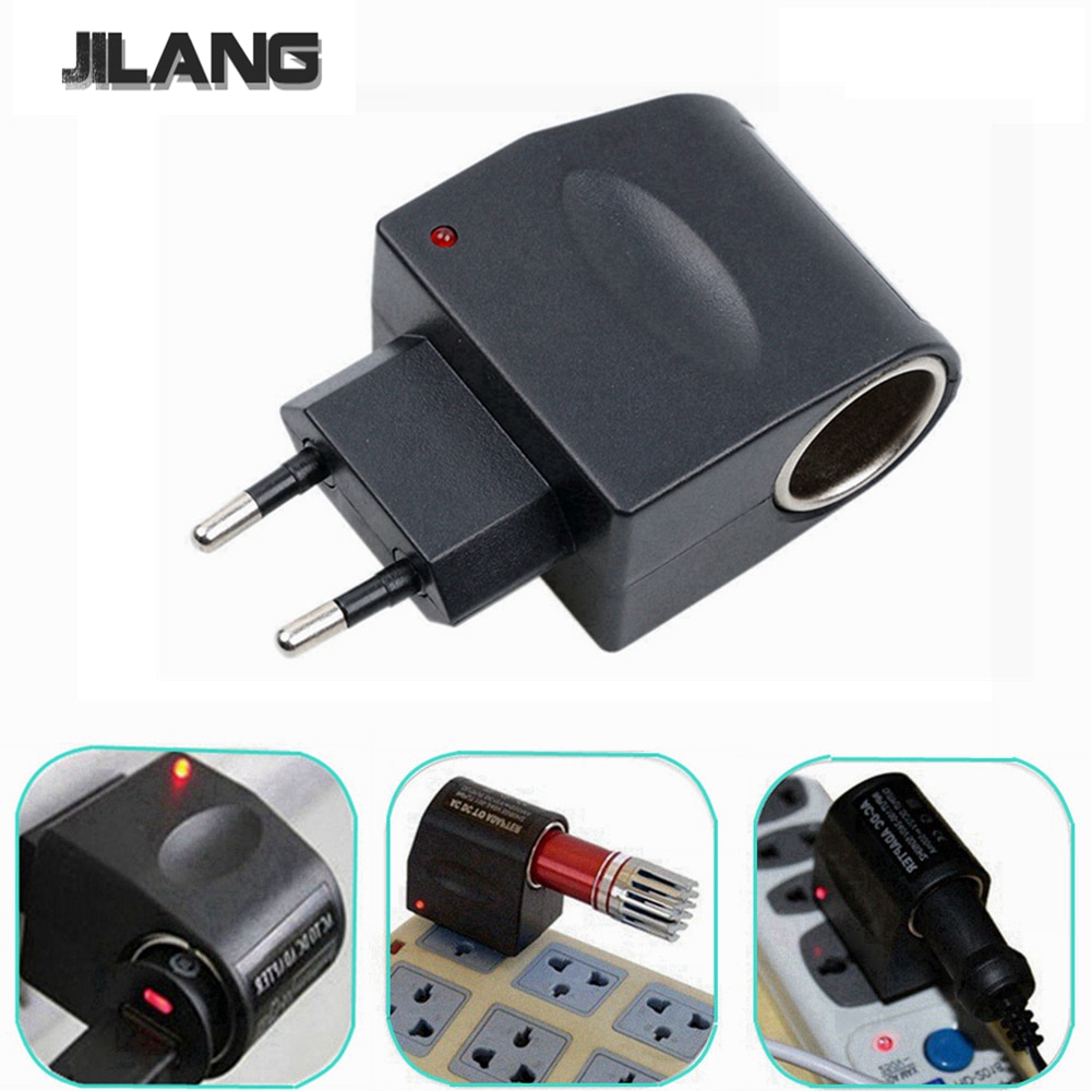 Ons Eu Plug 220V Ac Naar 12V Dc Sigarettenaansteker Stopcontact Plug Adapter Ac Naar dc Elektrische Converter Voltage Inverter