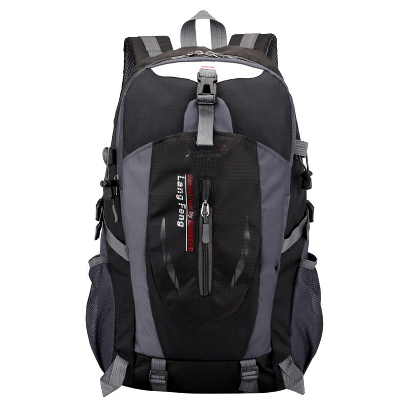 40L Wandelen Rugzakken Mannen Waterdichte Vrouwen Camping Zakken Mannen Rugzak Outdoor Sporttas Trekking Rijden Rucksuck Grote: Black