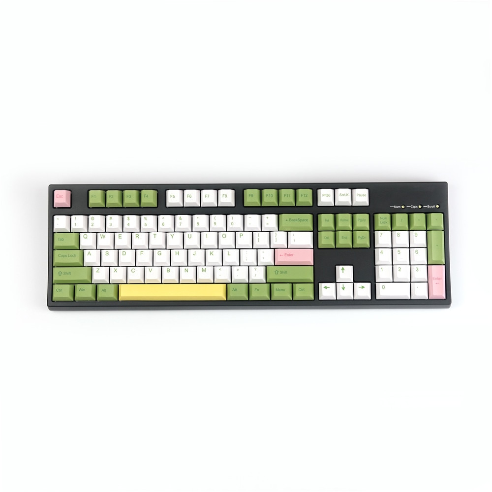 Mechanical Keyboard Mogitto Keycaps PBT Cherry Profile Keycap 5 Face DYE Sublimation 1.75U 2U 2.25U Shift 129 Keys Full Sets