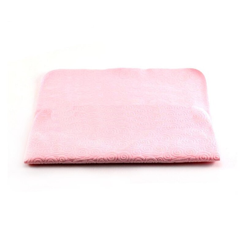 100pcs 4colors Auspicious cloud pattern blue green pink yellow glasses cloth camera cloth lens cloth cleaning cloth camera clean: Pink