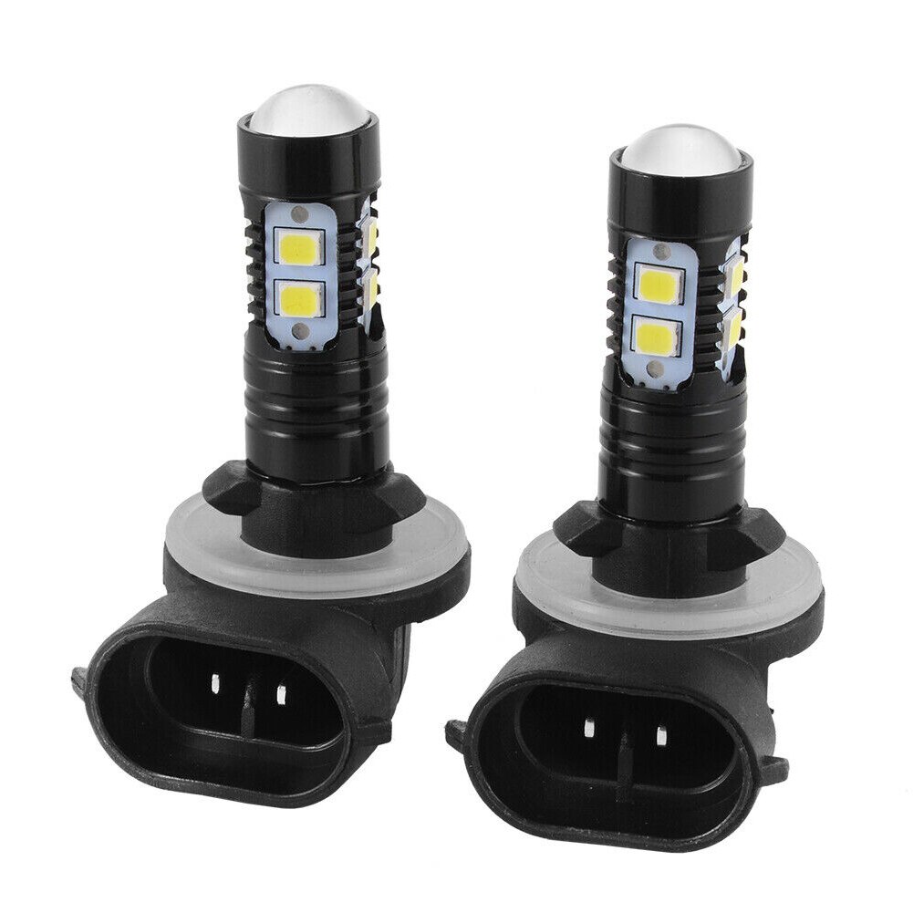 2 uds 881 889 6000K blanco brillante de alta potencia 10SMD LED luz antiniebla conducción DRL luz Interior LED COB lámpara LED