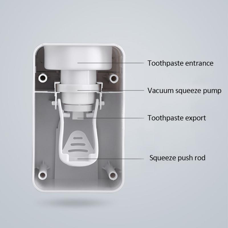 Automatische Tandpasta Dispenser Wandmontage Tandpasta Squeezers Tandpasta Houder Extrusie Opbergrek Badkamer Gadgets