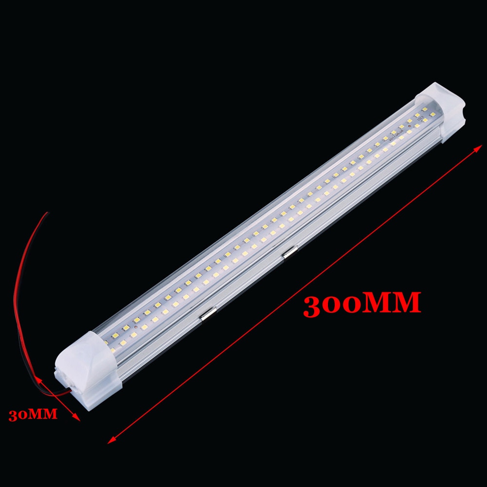 4X72 Led Interieur Light Strip Bar Auto Van Bus Caravan Op/Uit Schakelaar 12 V 12 Volt