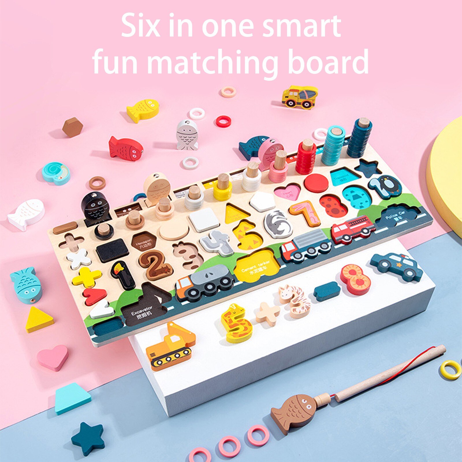 Learning Toys for Toddlers Wooden Number Alphabet Puzzles Shape Sorting Counting Ntelligence Development Educational Toy Jouet