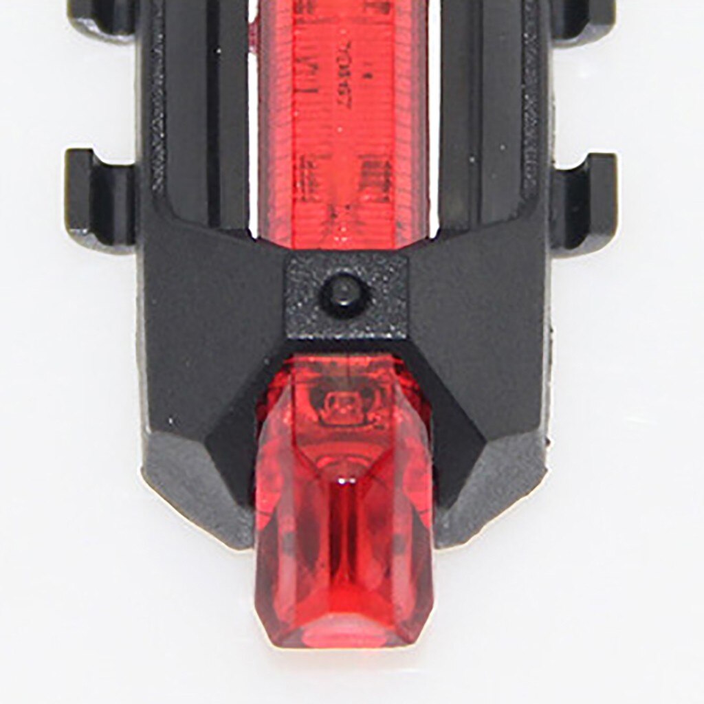 25# Bicycle Lights Accessories Led Usb Rechargeable Bike Tail Light Bicycle Safety Cycling Alarm Rear Lamp Bike Accessories Mtb