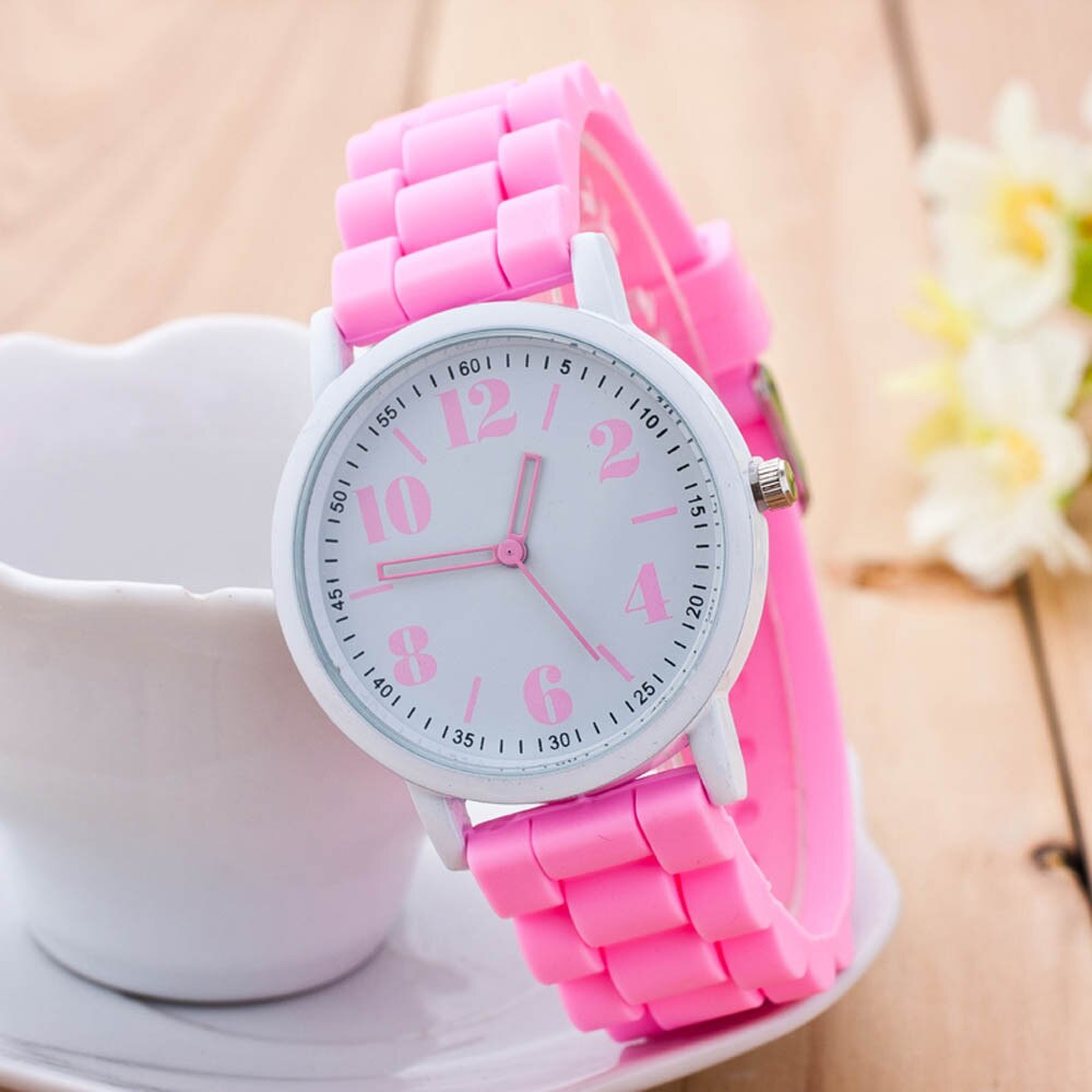 Mujer zegarek damski bajan kol saati uhren para Frauen Silikon Bewegung Quarz Uhren Relogio Feminino Saat Montre Femme