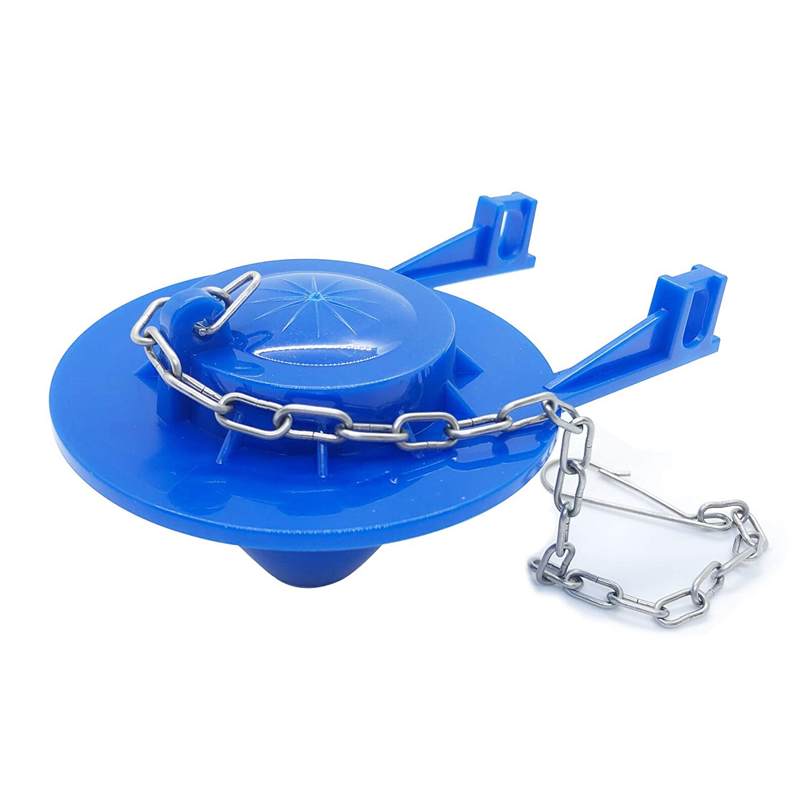 Toilet Tank Fittings Flapper Drain Flush Valves Long Lasting Rubber Water Saving PVC Bathroom Tool American Repair Kit Universal: Blue