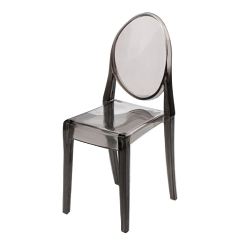 1:6 Dollhouse Miniature Accessories Mini Doll House Clear Transparent Plastic Chair Furniture Decor Collection