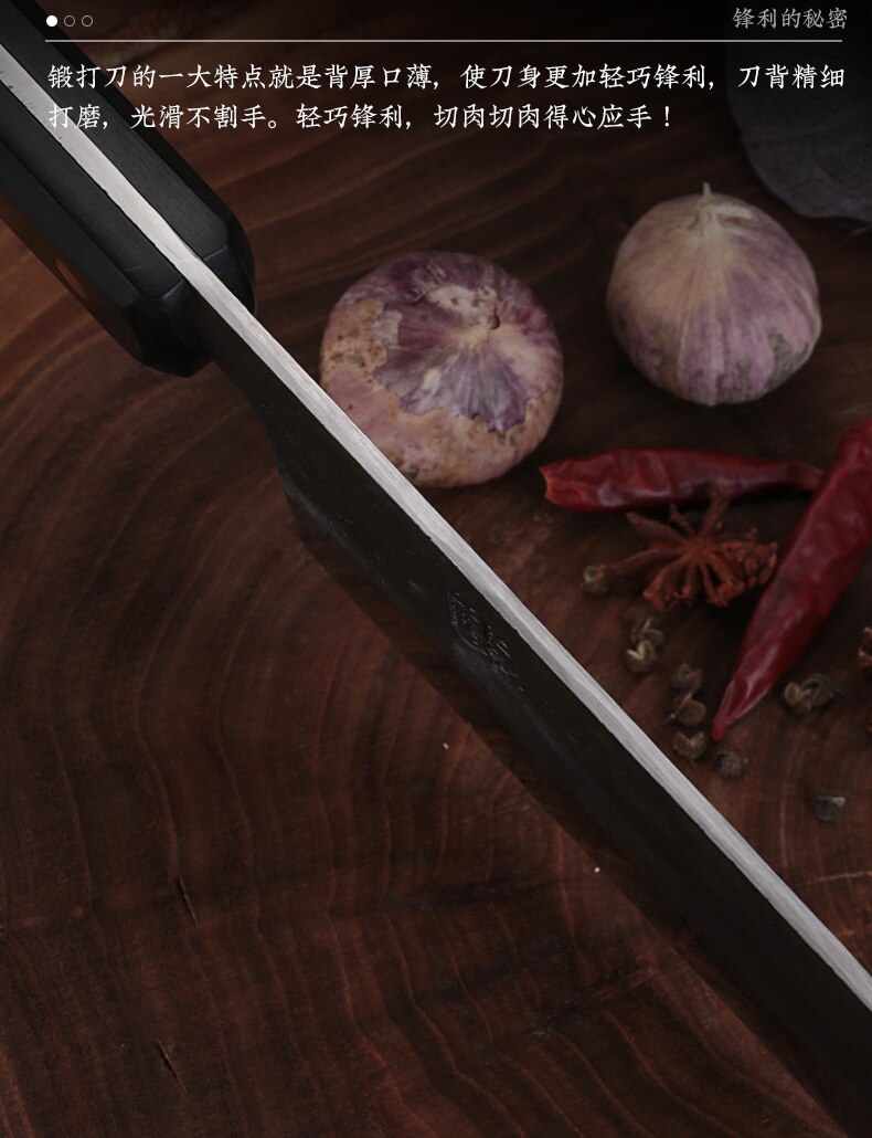 YAMY&amp;CK Tang Knife Duck Knife High Carbon Steel Roast Duck Knife Butcher Chef Knife Sharp Slicing Knife Kitchen Kitchen Knife