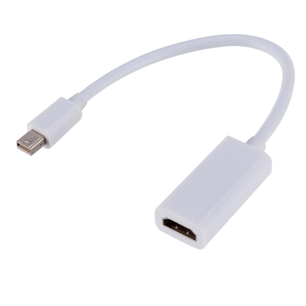 Mini Displayport Cable a HDMI 4k TV proyector Projetor DP 1,4 convertidor de puerto de pantalla para Mac Mini Apple Macbook Air Pro: Rojo