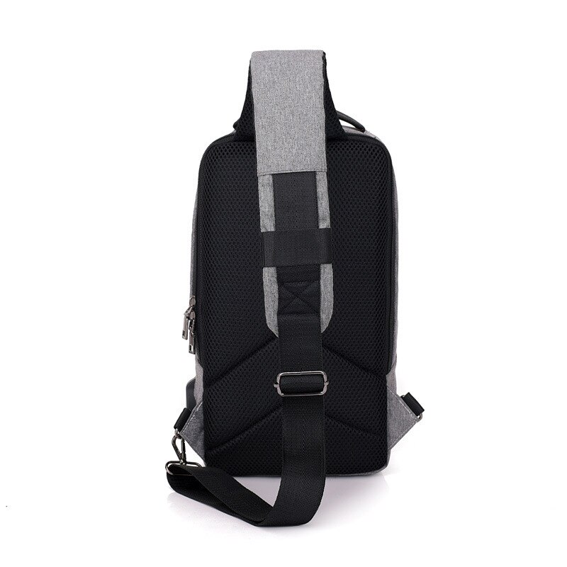 male small travel bag sling chest bag usb charge men messenger bags waterproof mini cross body bags women shoulder bag bagpack