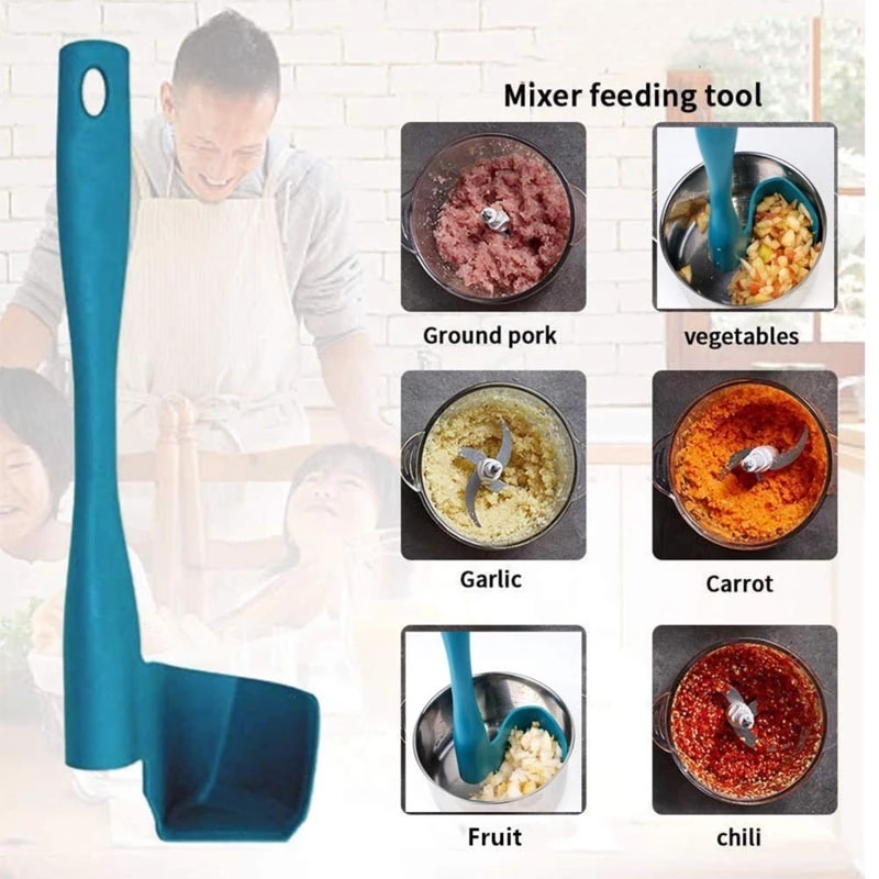 Espátulas giratorias para cocina, Thermomix TM5/TM6/TM31, 1/2 Uds., para la eliminación de porciones de alimentos, tambores de mezcla rotativos multifunción