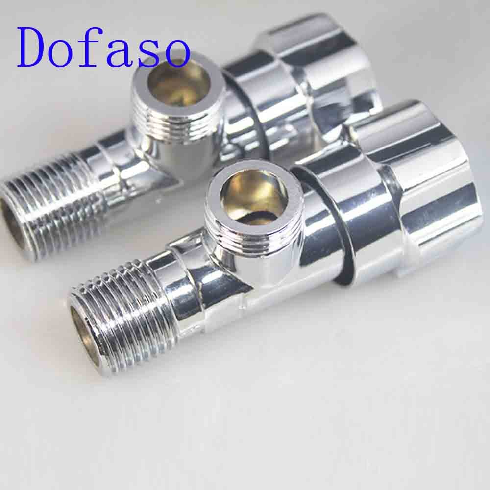 Dofaso ventil armatur type krom toilet bidet bruseventil krom poleret solid badeværelse bruser vandhane  g1/2 vand