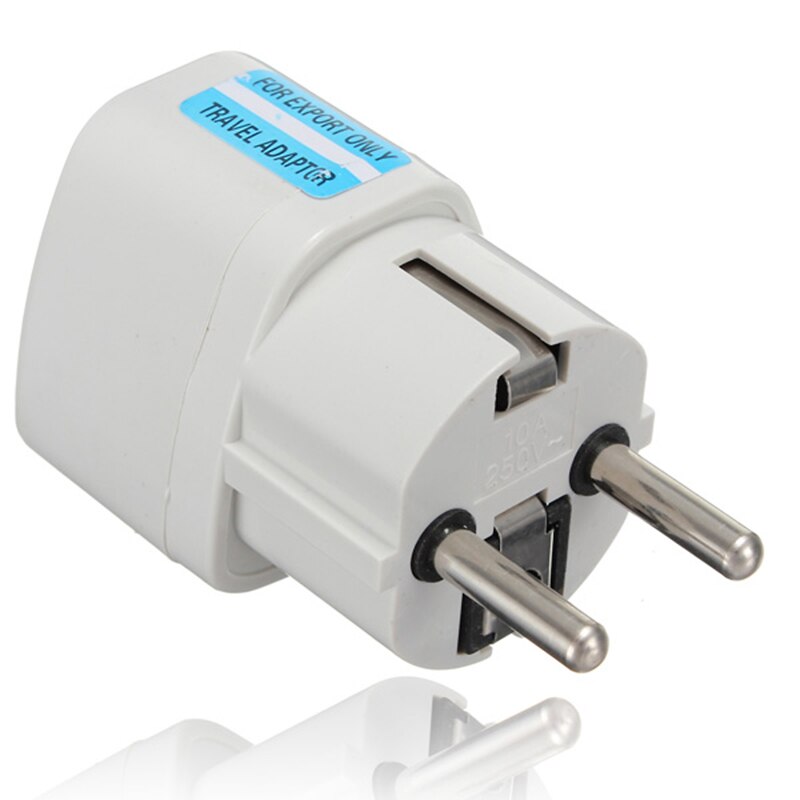 Universele AU VS UK naar EU Europa Plug AC 250 v Power Travel Adapter Plug