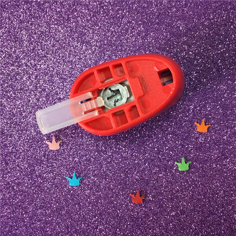 Free Ship 3/8" King Crown shaped paper cutter school craft punch perfurador scrapbooking hole punch for kids furador diy puncher
