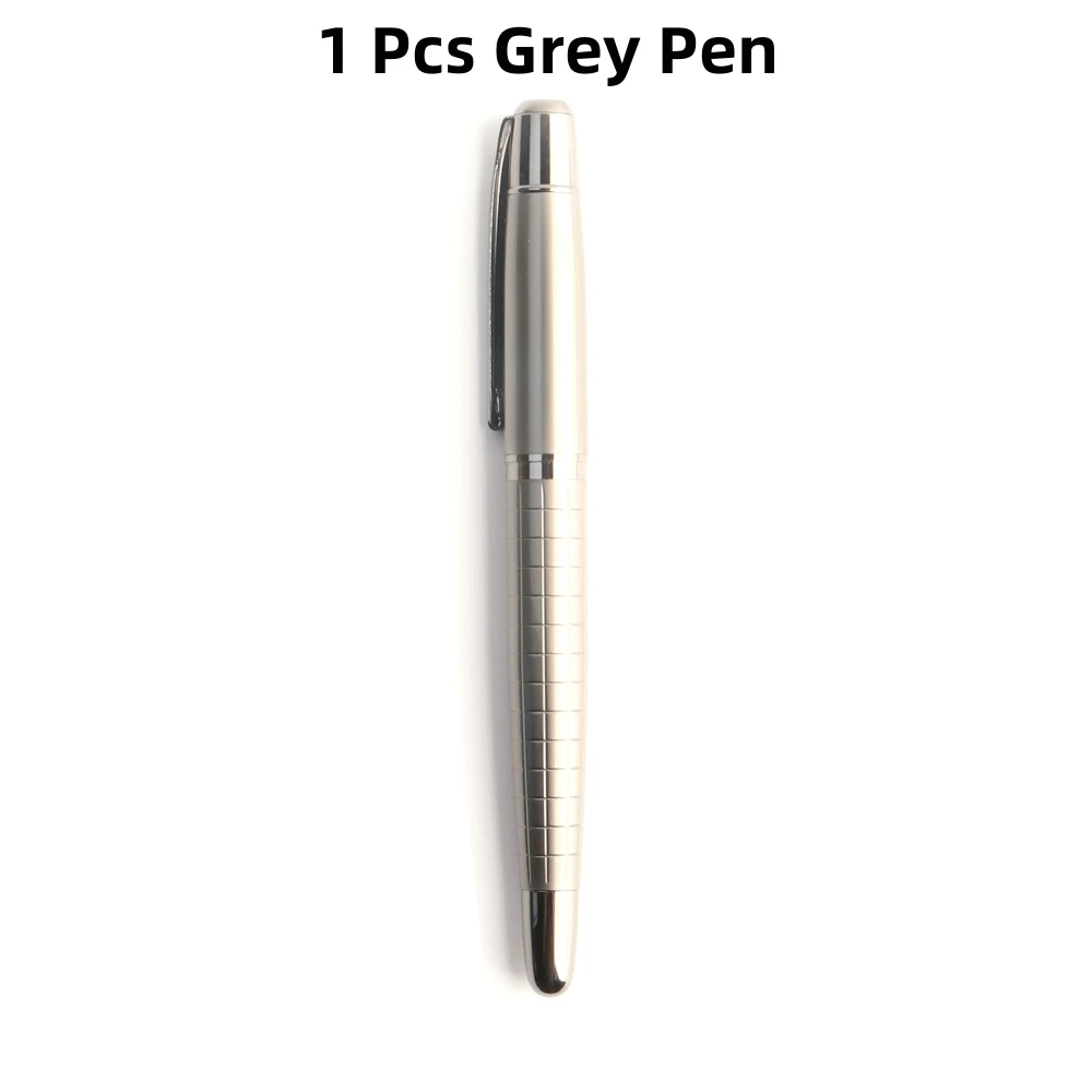 Klassische Luxus-Rollerball-Stifte Edelstahl-Rollerball-Stift für Männer Frauen Schul büro Exekutive Geschäft: Weiß / Blau