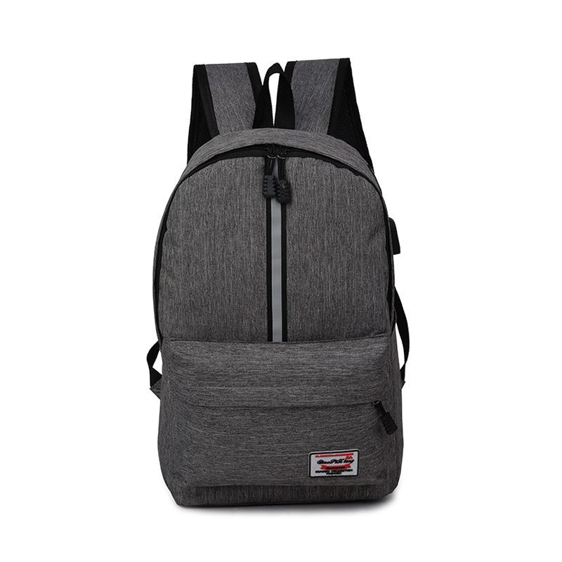 Rucksack Frauen Rucksack Laptop Notizbuch Rucksack Multifunktions Große Kapazität Rucksack Rucksack Mochilas Weibliche: grau