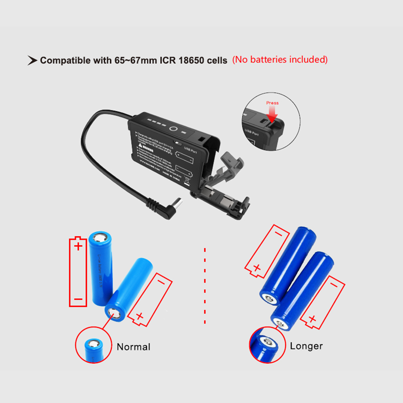 Caja de batería original Eachine para gafas Eachine EV300D FPV