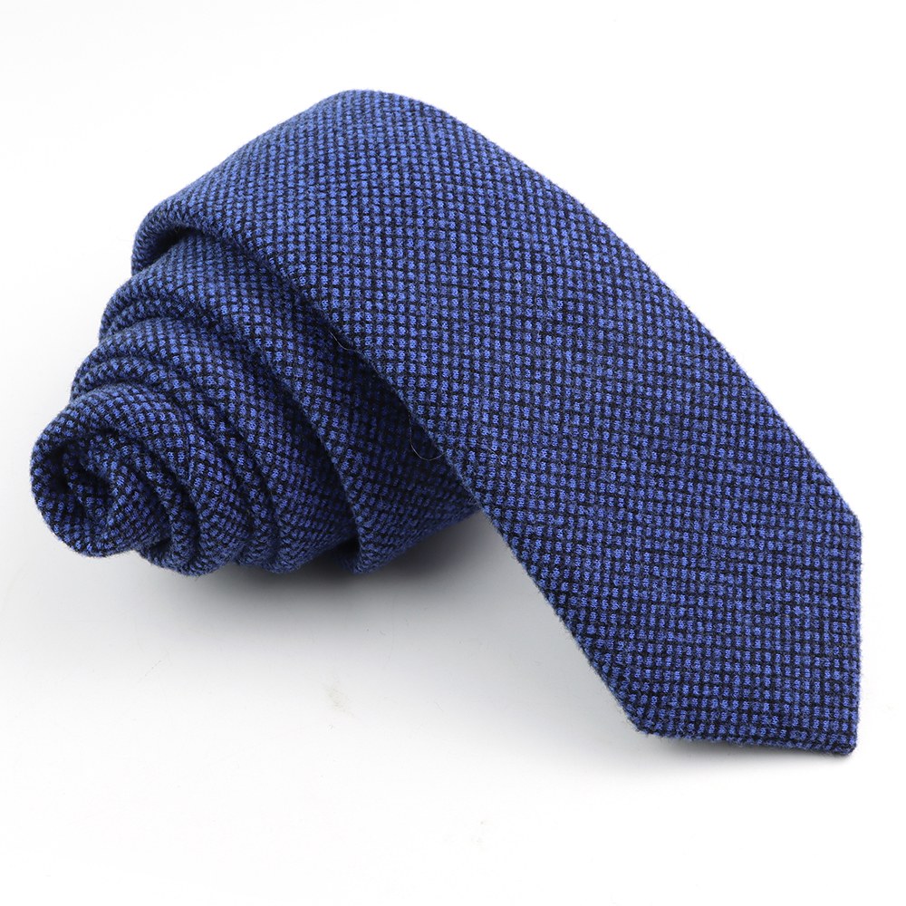 Cravate élégante en laine pour hommes, faite à la main, rayée, couleur kaki, col en coton, pour mariage, fête d'affaires, costume, chemise, accessoire