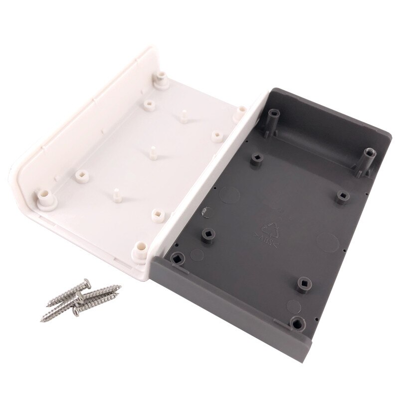 Boîtier plastique pour PCB électronique | Boîtier d'injection extrudé IP54 boîte de bricolage en plastique ABS 110*65*28mm pour PCB électronique 1 pièces/lot: A6(brown-white)