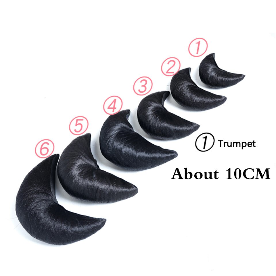 WTB nero Dei Capelli Chignon Sintetico Veloce Panino Coque Cabelo parrucchino Capelli panino pad nero corno di Bue PARRUCCA: #3