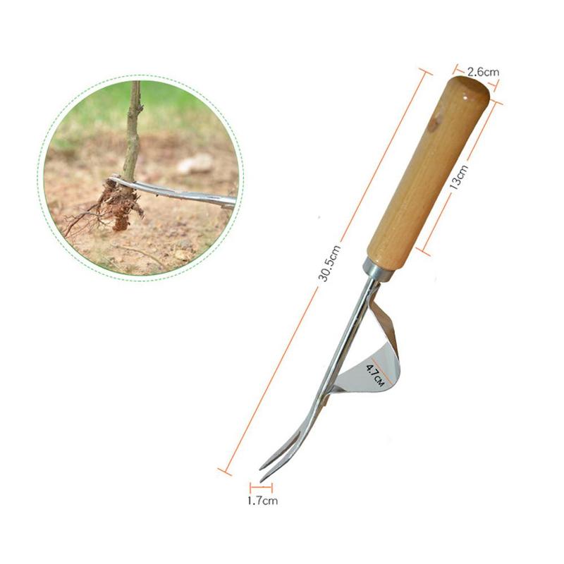 Gardening Tools Steel Root Remover Weeder Dedicated Pulling Shovel Excavator Remover Ripper Seedling Root N5I9