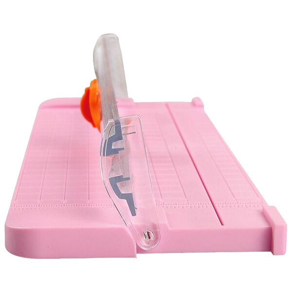 JIELISI 9090 Mini Small Slide Cutter Cut Paper Cutter Cutter Color:Pink