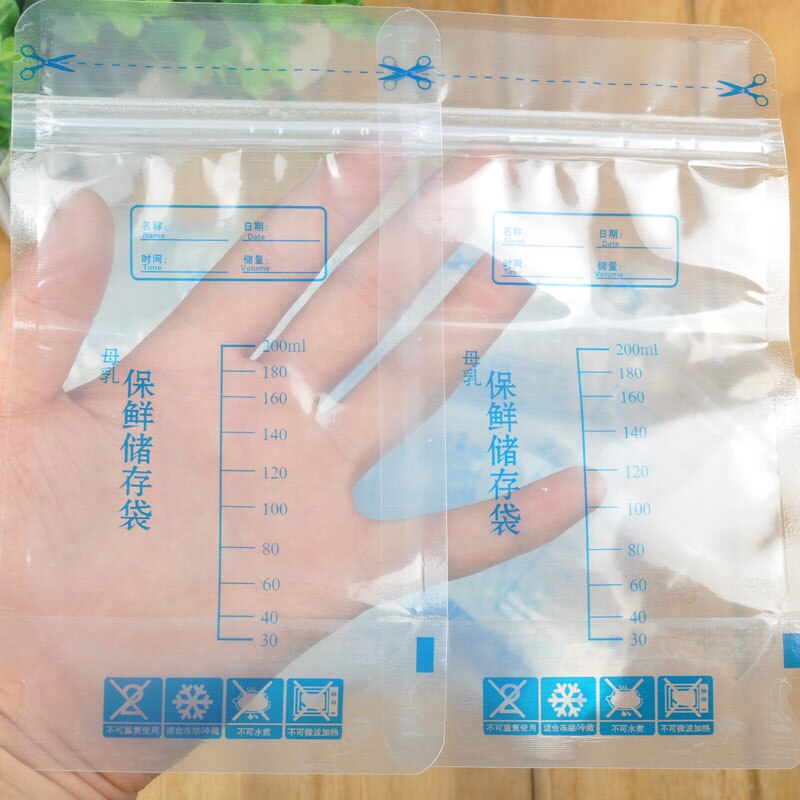 10 stk 250ml mælke fryseposer modermælk babymad opbevaring modermælk opbevaringspose bpa gratis baby sikre fodringsposer fodring