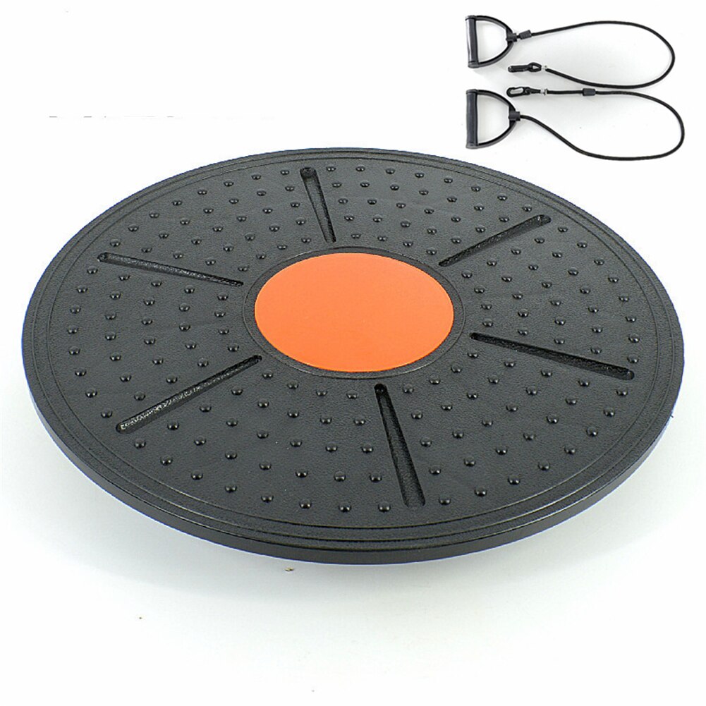 Yoga Fitness Balance Board 360 ° Rotatie Schijf Stabiliteit Met Doolhof Massage Abs Ronde Platen Voor Gym Thuis Taille Twist training: Orange handle