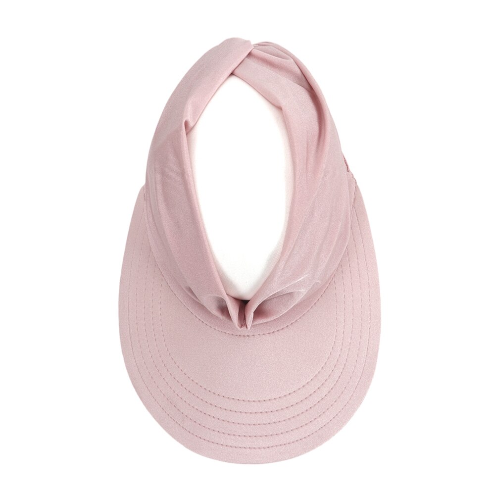 Oversized Rand Zonnehoed Hollow Cap Verstelbare Anti-Ultraviolet Vrouwen Zomer Mode Sport Cap Enkele Kleur