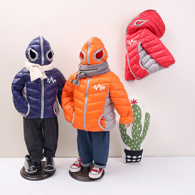 Kleur Bijpassende Hooded Kinderen Katoenen Kleding
